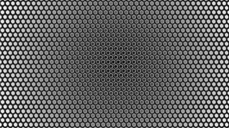 metal perforated grid pattern