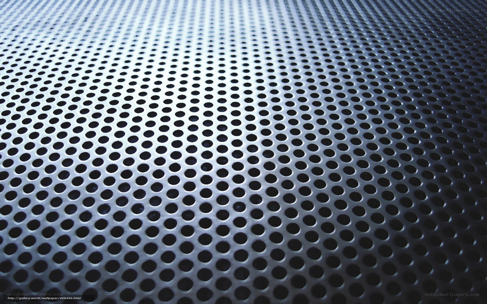 Metal perforated sheet texture