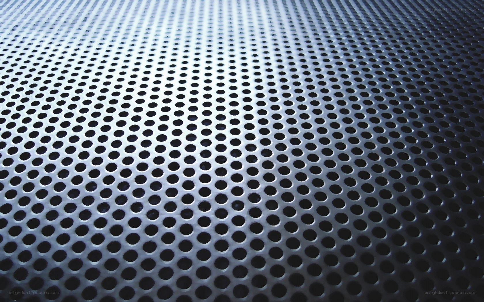 metal perforated surface