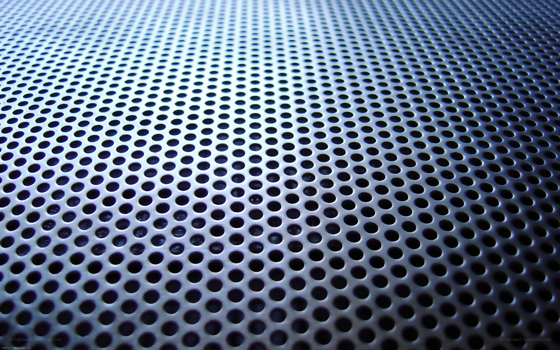metal perforated surface