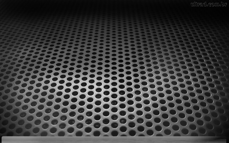 metal perforated surface