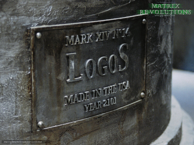 Metal plaque on robot