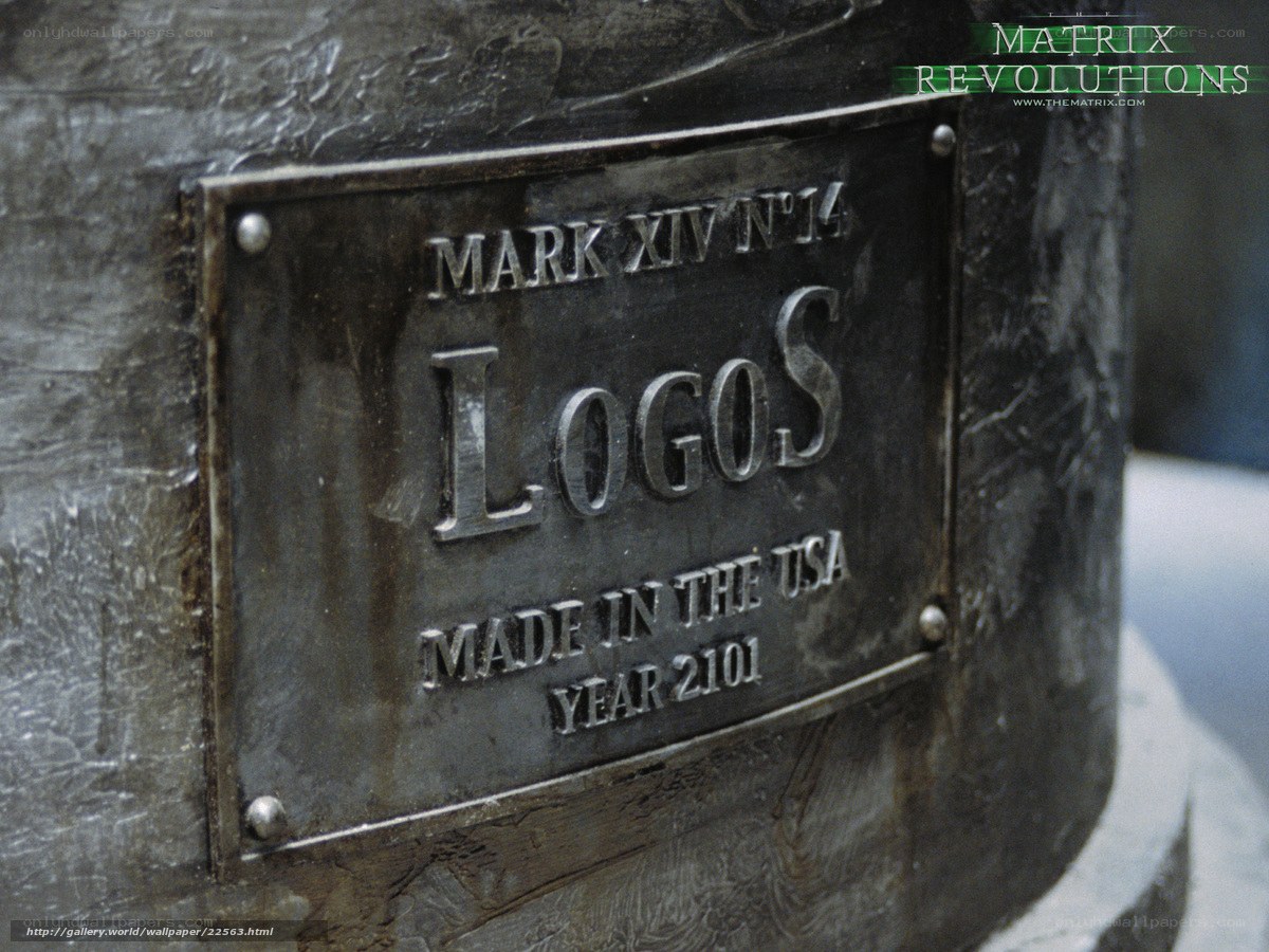 Metal plaque on robot