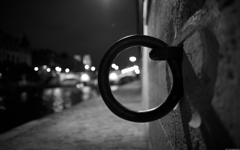 Metal Ring on Stone Wall