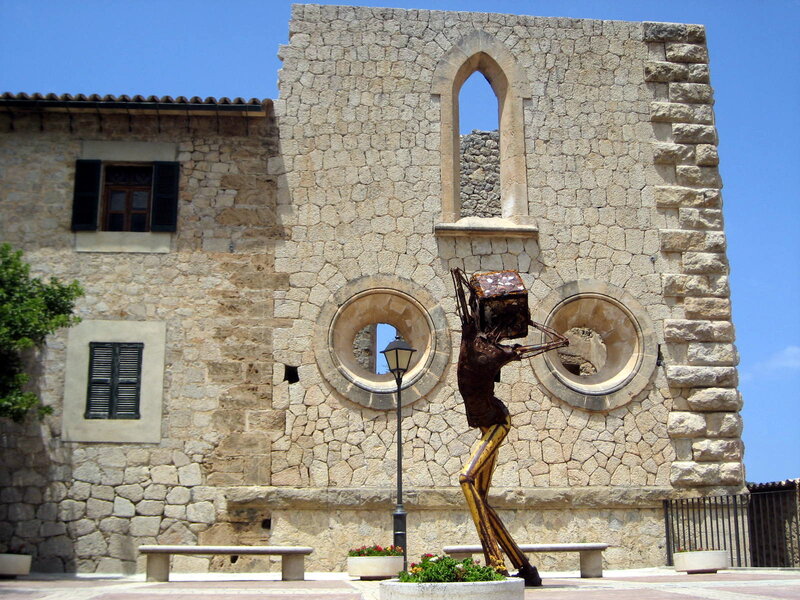 Metal Sculpture of Man