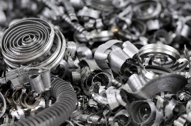 Metal Shavings Pile