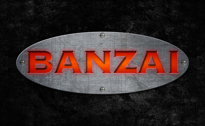 Metal Sign with Text