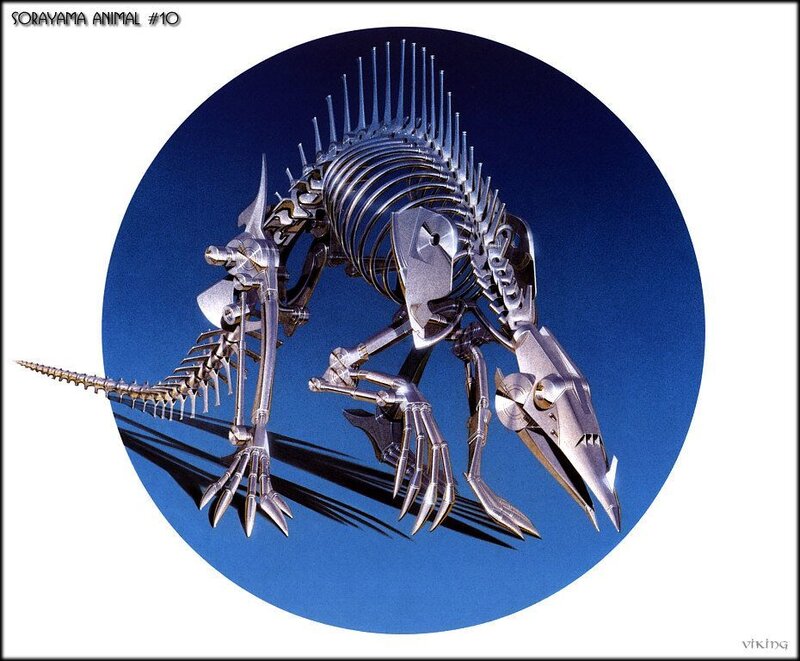 Metal Skeleton of a Creature