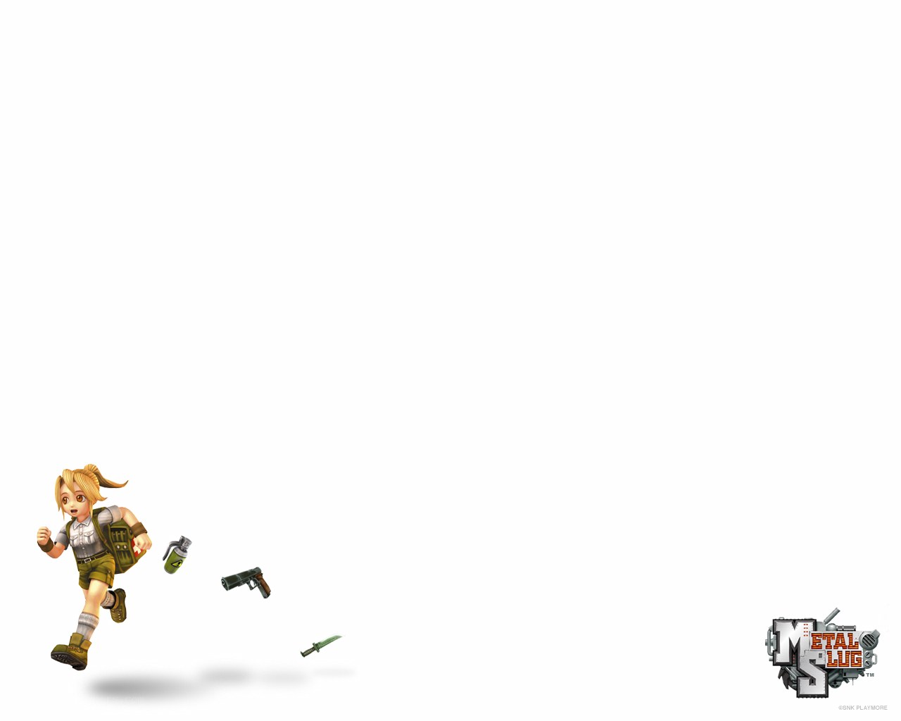 Metal Slug character running