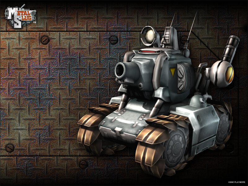 Metal Slug tank in industrial setting