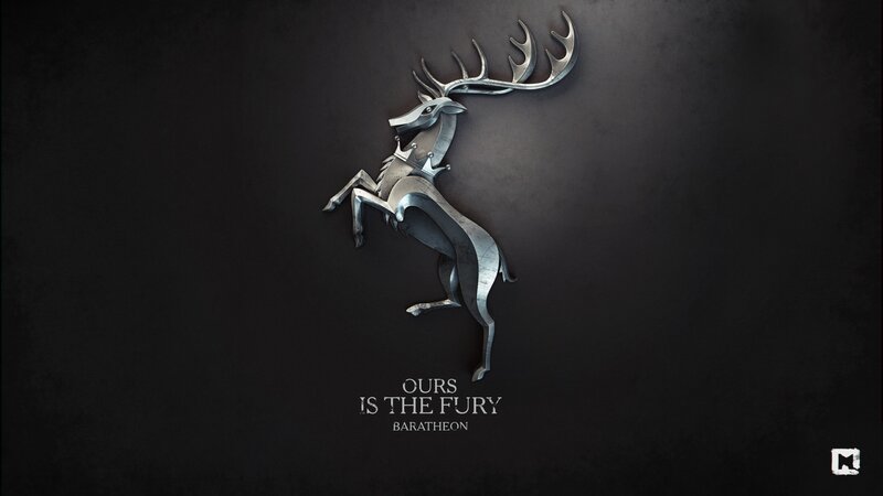 Metal Stag Emblem — Black