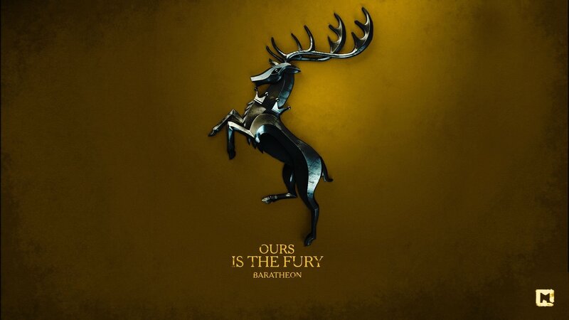 Metal Stag Emblem — Gold