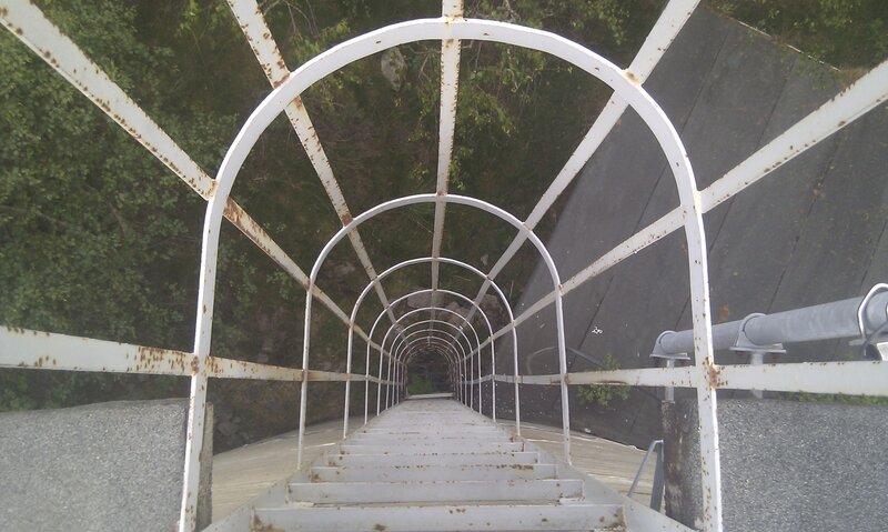 Metal Staircase Tunnel