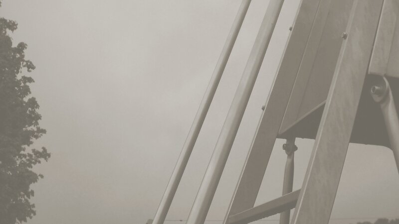 Metal Structure in Fog