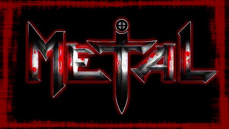 Metal Text Logo