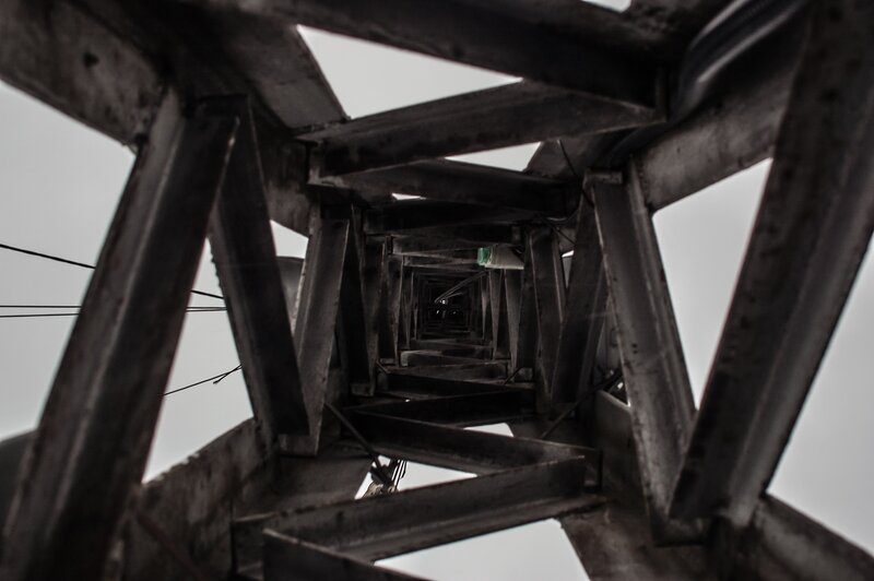 Metal Tower Structure — Gray