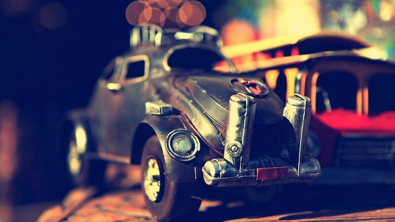 Metal Toy Car — Brown