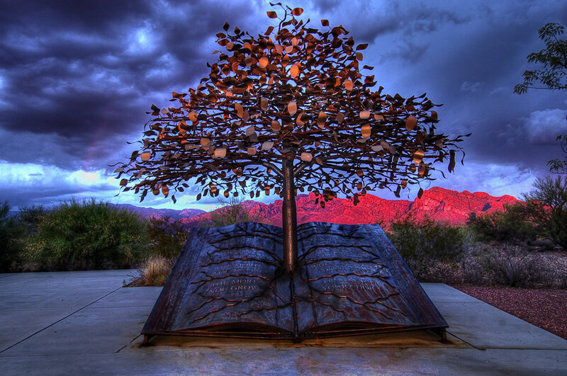 Metal Tree Sculpture