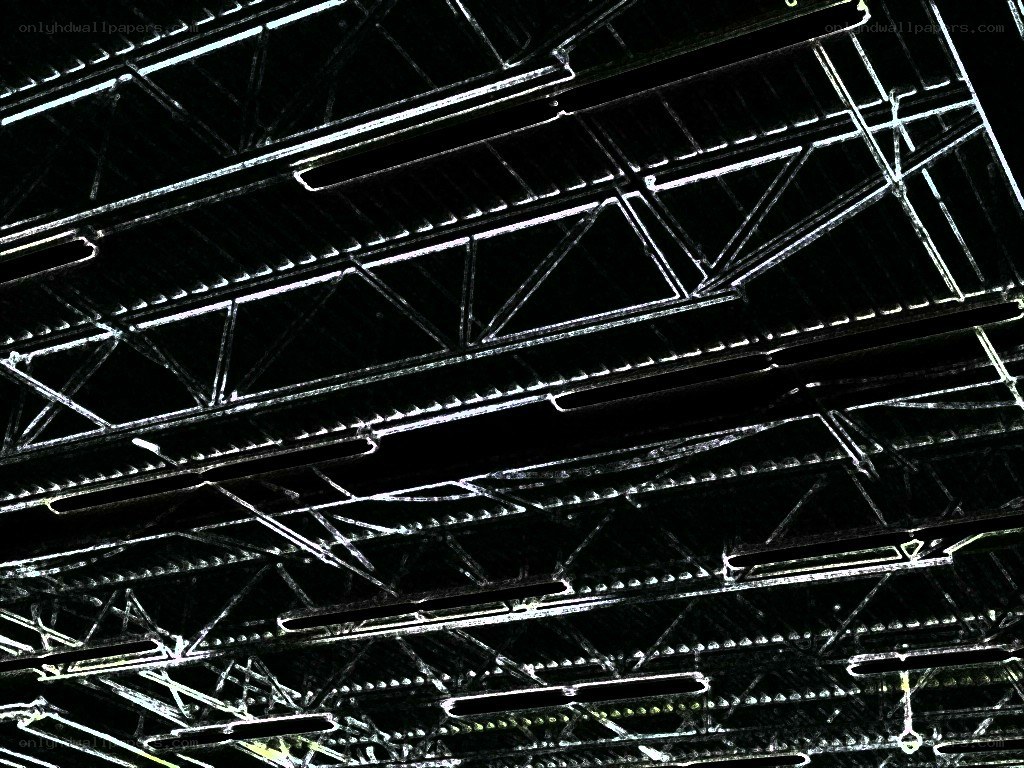 metal truss ceiling structure