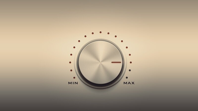 Metal Volume Knob — Silver