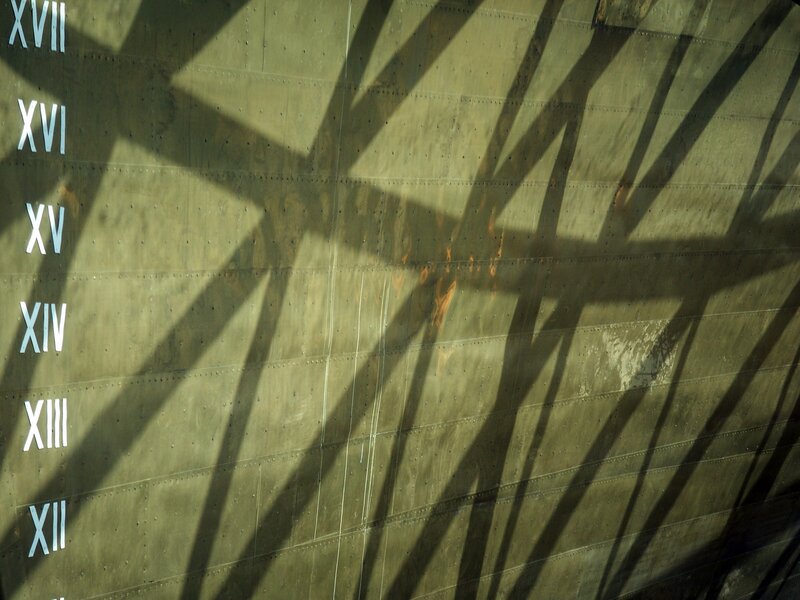 Metal Wall with Shadows