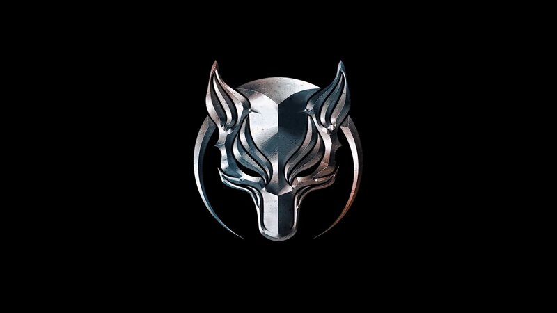Metal Wolf Head Logo