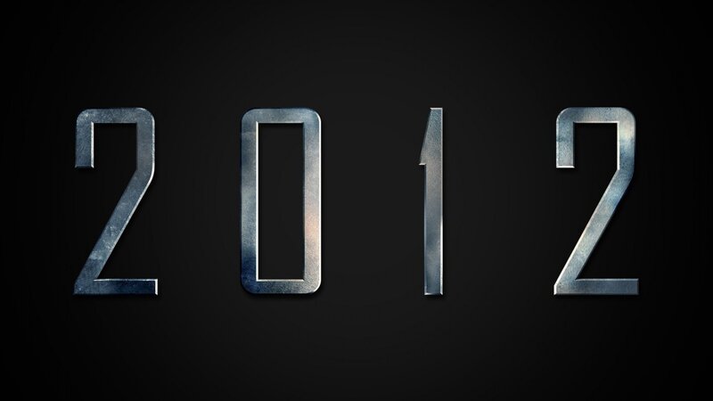 Metallic 2012 text