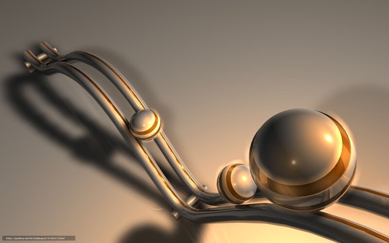 Metallic abstract sculpture