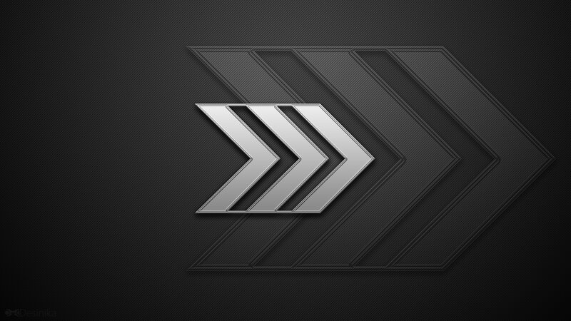 Metallic Arrow Design