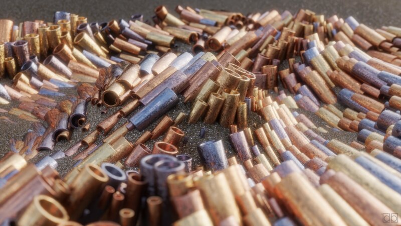 Metallic Bullet Casings