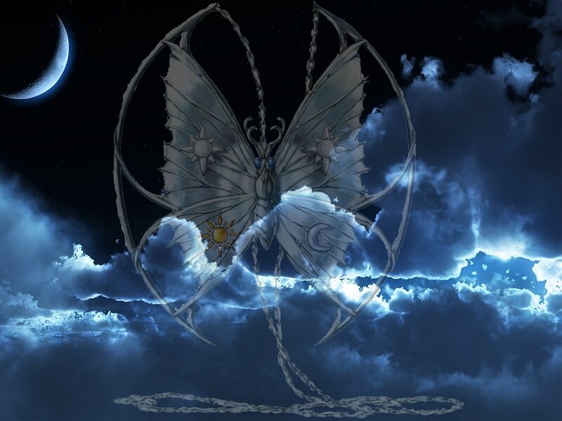Metallic Butterfly Creature