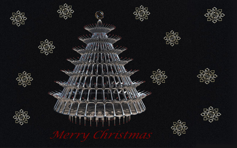 Metallic Christmas Tree