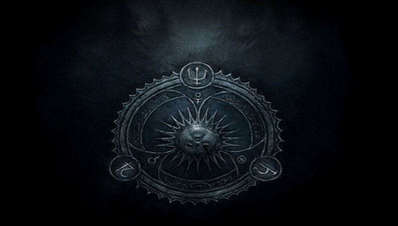 Metallic Circular Symbol