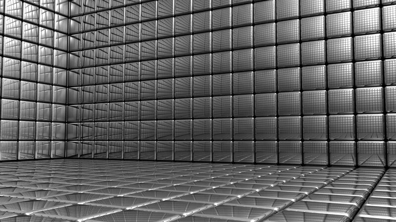 Metallic Cube Room