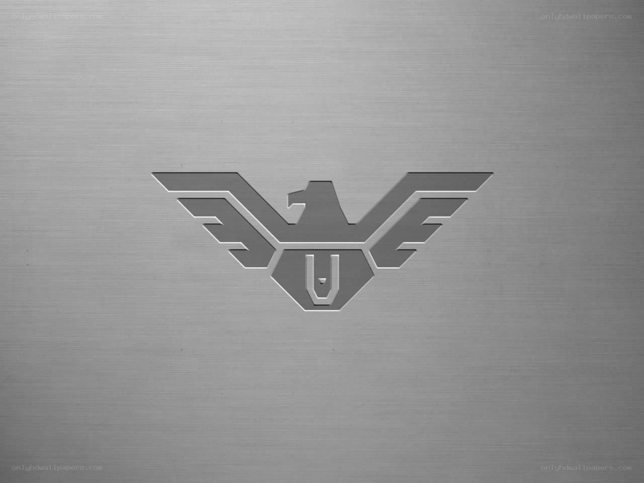 metallic eagle logo emblem