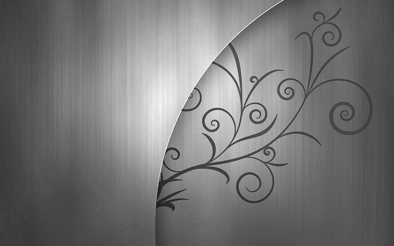 metallic floral design background