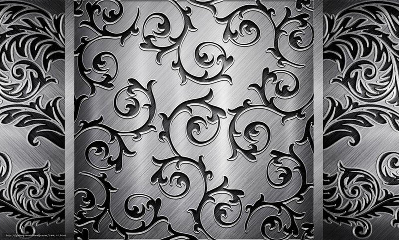 metallic floral pattern wallpaper