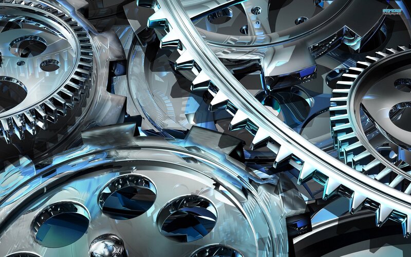 metallic gear mechanism
