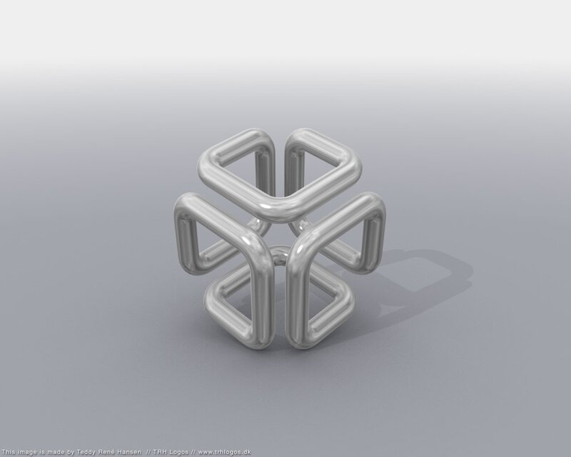 Metallic Geometric Shape