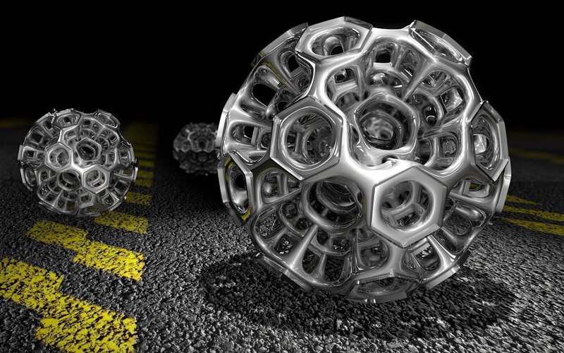 Metallic Geometric Spheres