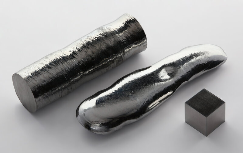 Metallic Ingots and Cube