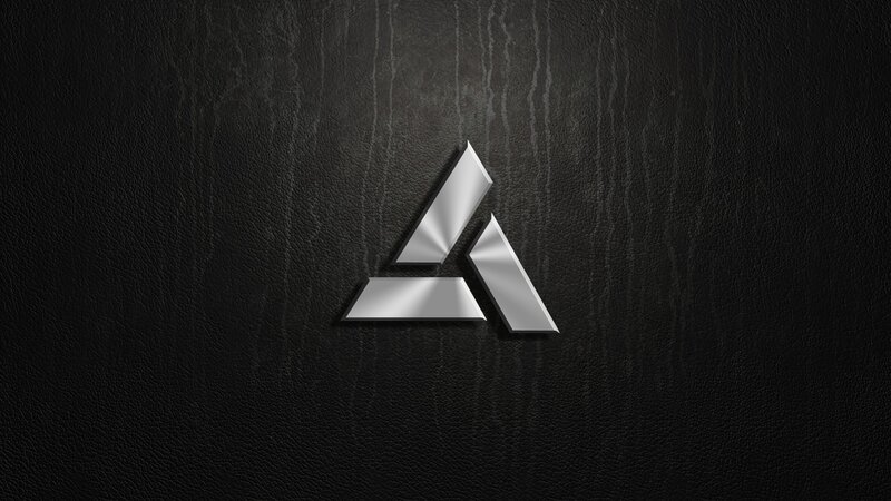 Metallic Logo on Leather
