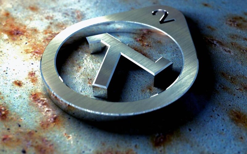 Metallic Logo on Rusted Surface — Silver, Dramatic, 3d Render