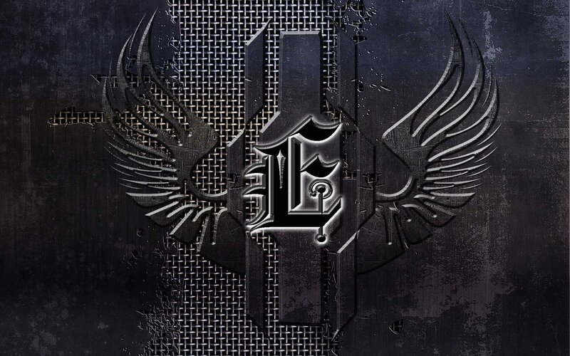 Metallic Logo with Wings
