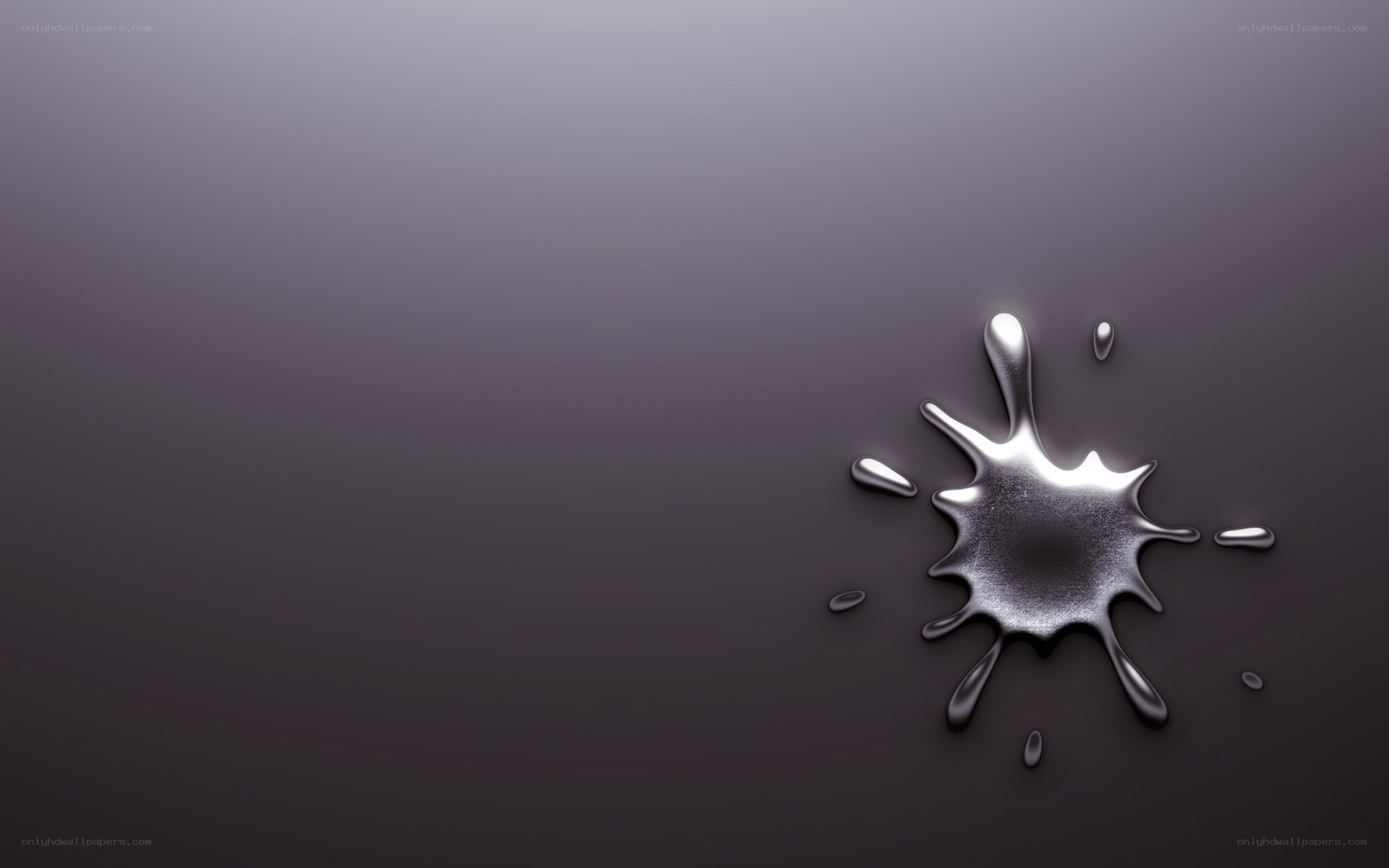 metallic paint splatter