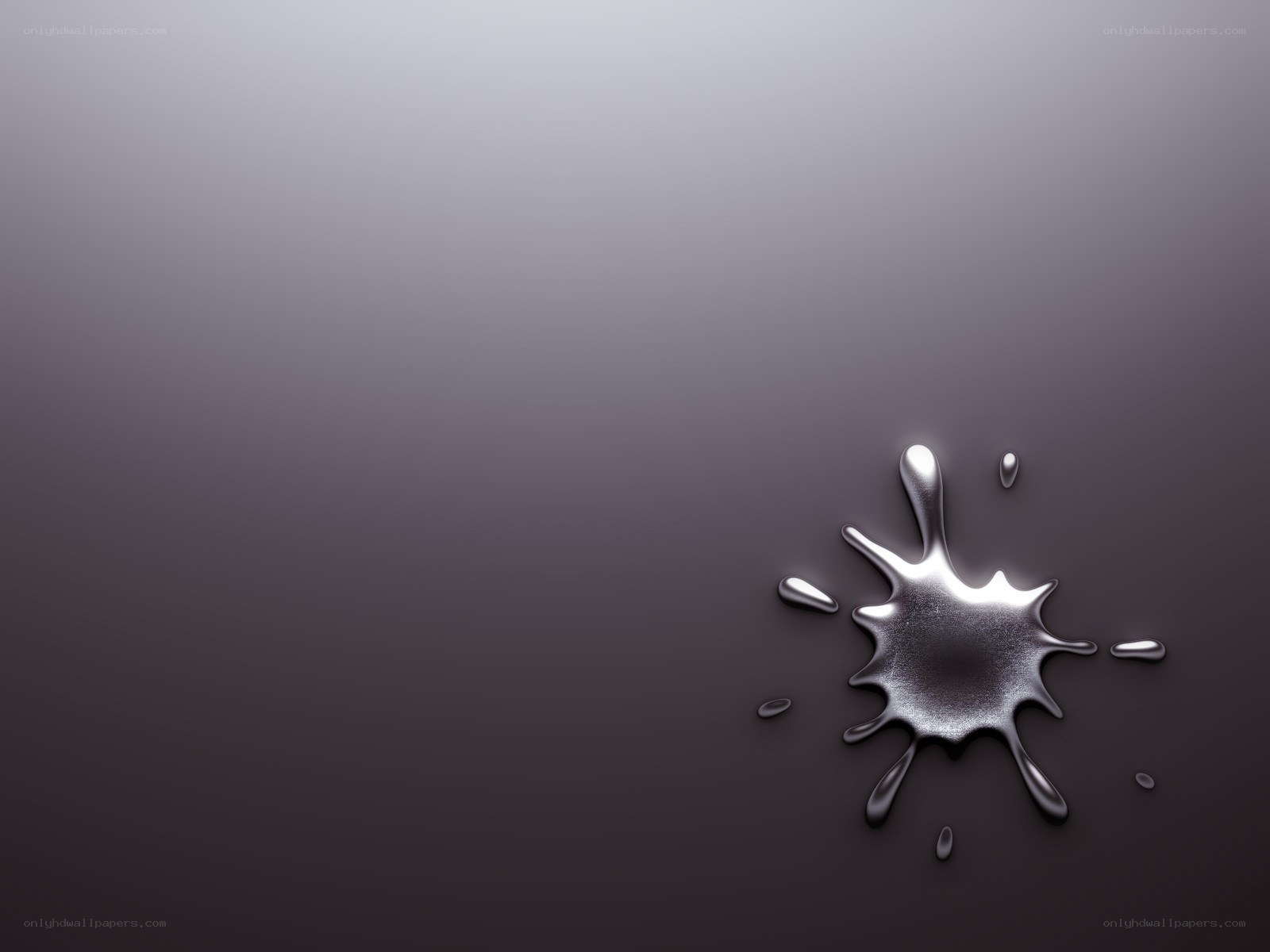 metallic paint splatter