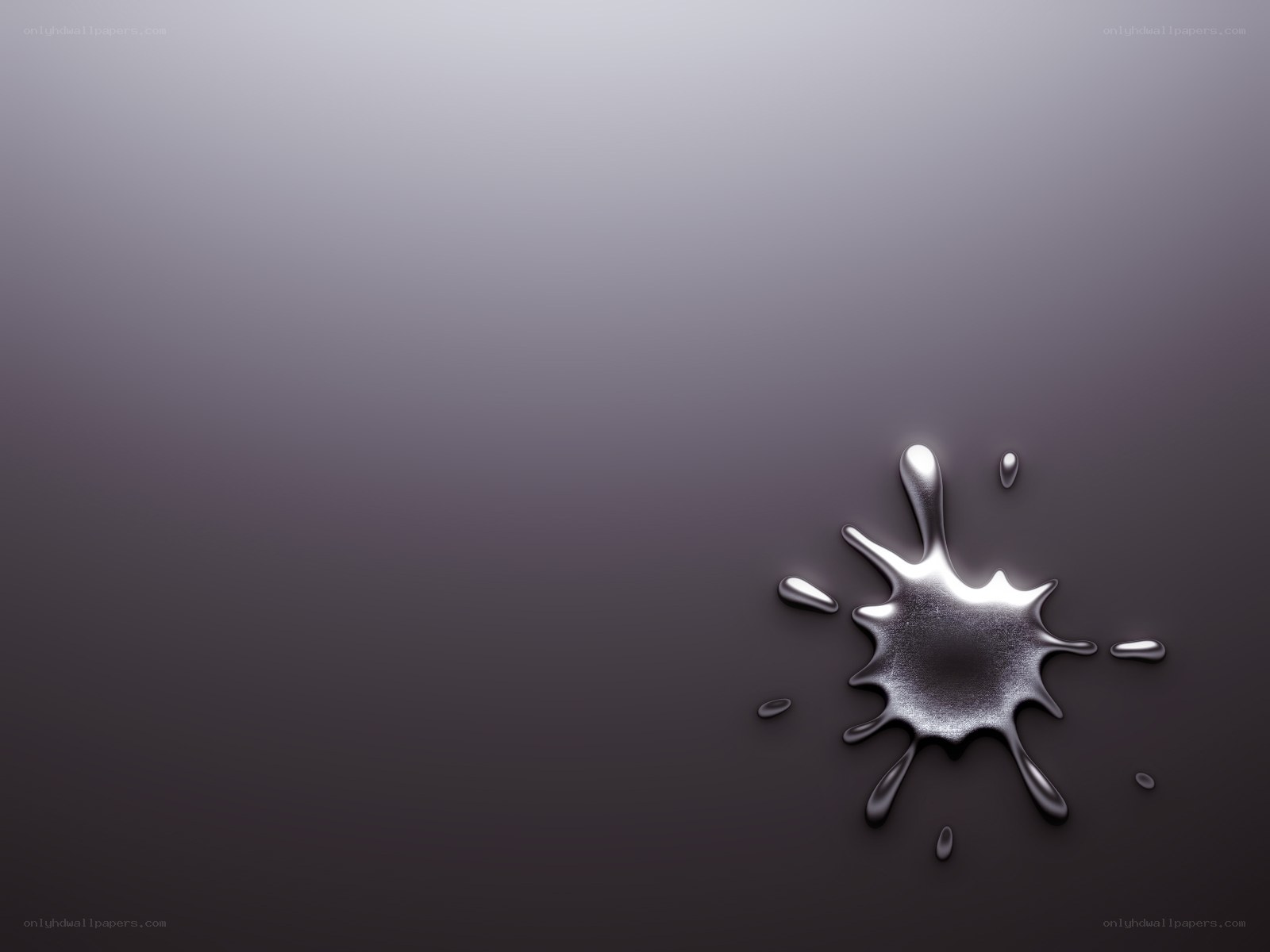 metallic paint splatter