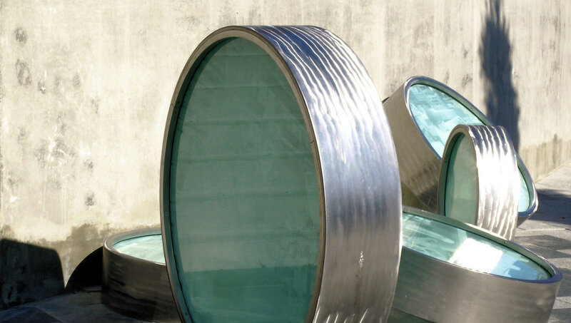 Metallic ring sculptures