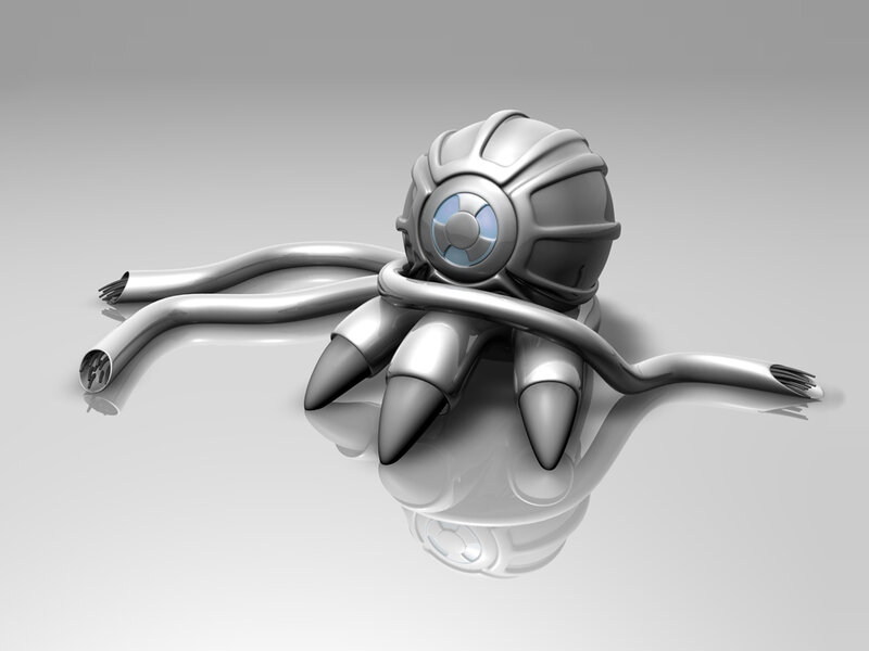 Metallic Robotic Creature