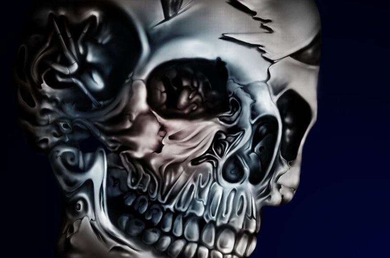 Metallic Skull